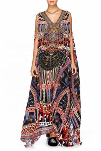 Kurta Recta con Estampado Digital / Kaftan para Fiestas / Kaftan con Estampado Digital para Uso Diario para Mujer - Product Image 2