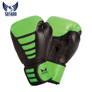 Gants de MMA et de boxe en cuir PU personnalisés en gros Gants d'entraînement de poinçonnage d'exercices de fitness avec logo personnalisé Gants gagnants Scène sportive - Product Image 2