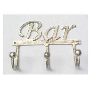 Porte-serviettes en aluminium, crochet métallique, crochet mural - Product Image 4