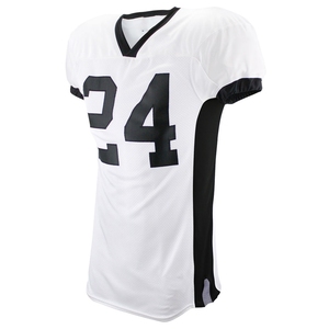 Excelente calidad personalizado al por mayor de fútbol americano Jersey transpirable Spandex jóvenes y adultos uniforme - Product Image 5