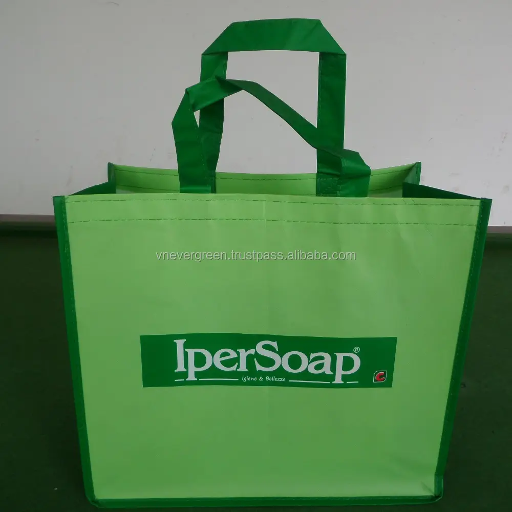 Di alta qualità tessuto non tessuto PP shopping bag made in Vietnam, prezzo a buon mercato