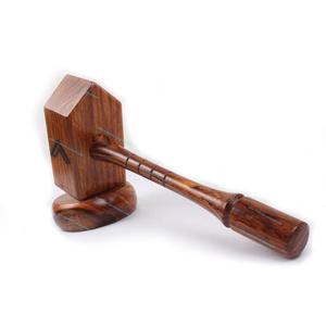 Martillos de palisandro personalizables con grabado de maestro adorable para proyectos de bricolaje Soporte OEM disponible - Product Image 1