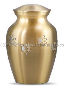 Urna funeraria de latón para mascotas, para perros y gatos de Brassworld, India - Product Image 5