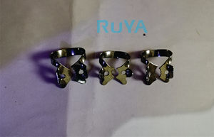 Stainless Steel Orthodontic Dental Rubber Dam Starter Kit of 12 Clamps with Frame Punch Clamps, Punch Pliers CE - Product Image 4