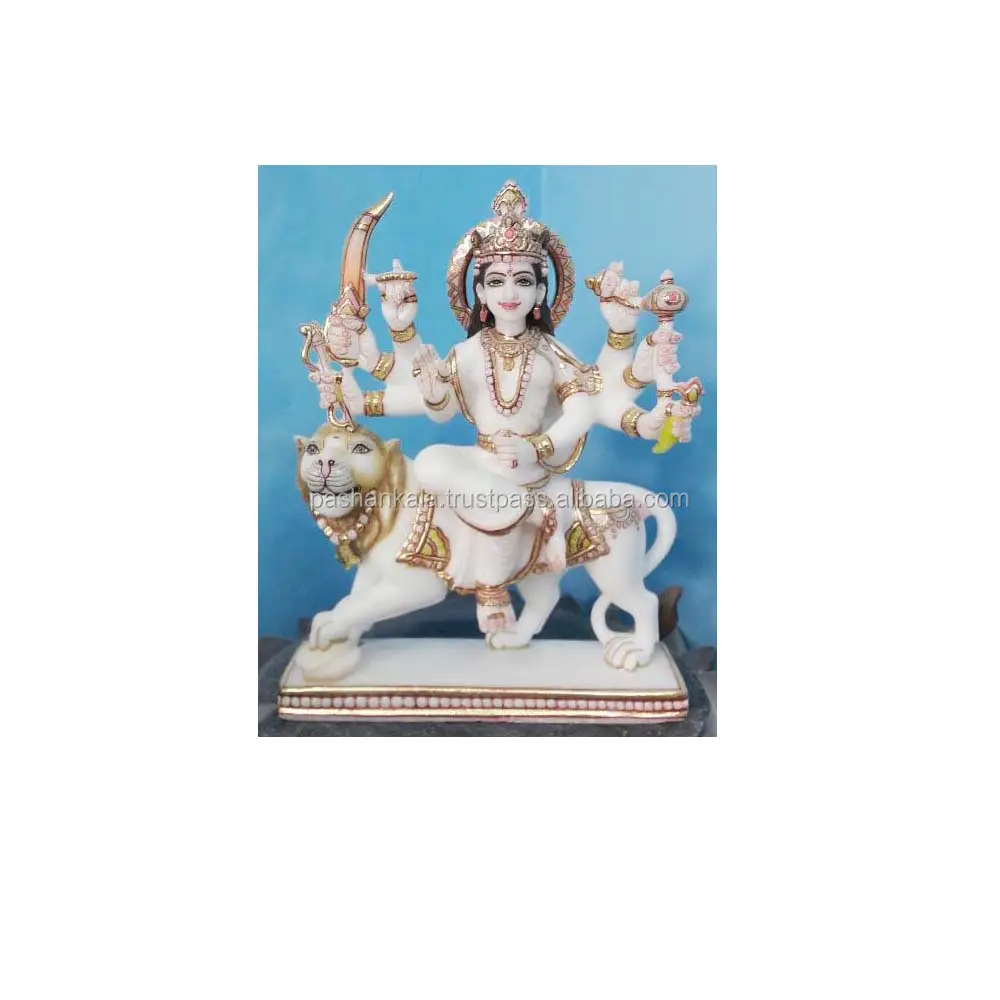Estatua de mármol Durga Maa