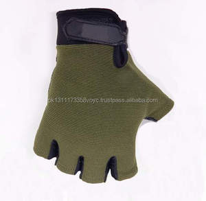Vente en gros de gants de cyclisme respirants et résistants, de couleur verte avec Logo personnalisé - Product Image 3