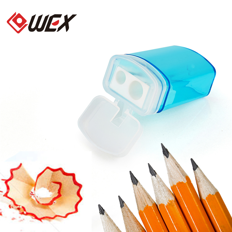 Наш бестселлер, точилка для карандашей из высококачественной стали с 2 отверстиями, цветная Новинка, акция, школьная Пластиковая точилка для карандашей