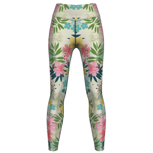 Leggings imprimés respirants à taille haute pour femmes, pour la salle de sport, le yoga, la remise en forme - Vêtements de sport personnalisables - Product Image 6