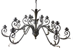 Lustre en métal suspendu en fer, décoration de maison, hôtel et Restaurant, pièce maîtresse de Table, lustre suspendu de luxe - Product Image 2