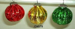 Ornement d'arbre de noël en verre, toutes les couleurs disponibles, décoration d'intérieur, suspendu - Product Image 5