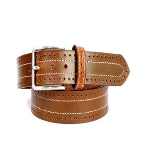 เข็มขัดหนังอินเดียทำด้วยมือหนังแท้เข็มขัดหนังแบบปรับได้สำหรับวัยรุ่นใช้ได้ทุกวัน - Product Image 1