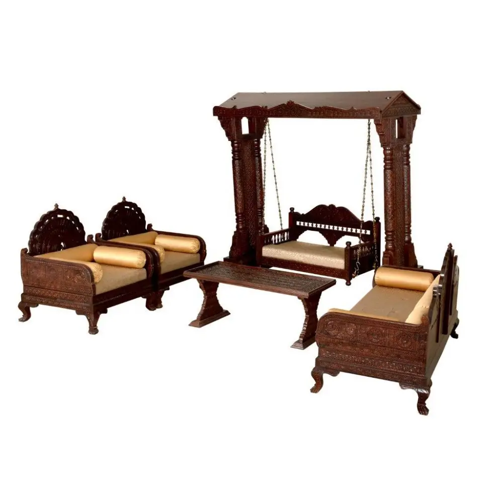 יוקרה עץ נדנדות פקיסטני Chinioti עץ מגולף בית מוצרים Chiniot עץ רהיטים, עץ נדנדות עבור חדרי