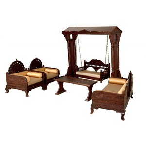 De Madera de lujo cambios pakistaní Chinioti de madera tallada inicio productos Chiniot de muebles de madera columpios para habitaciones - Product Image 1