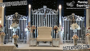 Paneles de Marco trasero para ventana de boda, marcos de fibra de escenario de gran tamaño, estilo victoriano - Product Image 2