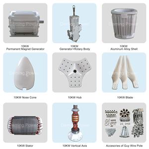 Năng lượng thay thế khác 5kw 10kw 15kw 20kw Máy phát điện gió 10 kw Tua bin gió - Product Image 4