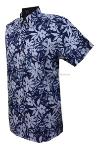 Wholesale Latest Custom Summer Beach <b>Mens</b> <b>Floral</b> Hawaiian <b>Shirts</b> beautiful coconut button cotton <b>mens</b> hawaiian <b>shirt</b> - Product Image 3