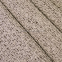 Vente en gros 100% tissus en coton gris nid d'abeille conception personnalisée matériel Offre Spéciale housse de coussin jeter tissé technique chemises pour filles