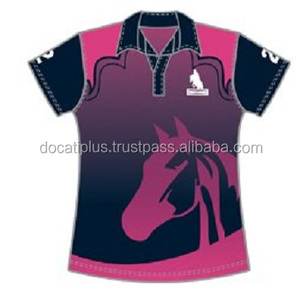 custom oem Sublimation Promotional <b>Polo</b> <b>Shirts</b> for <b>Ladies</b> in 100% Polyester - Product Image 2