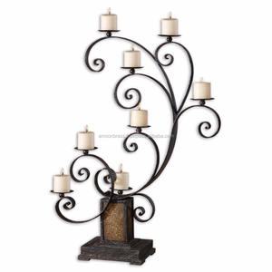 Bougeoir de travail en rouleau de fer de meilleure conception fait à la main - Product Image 1