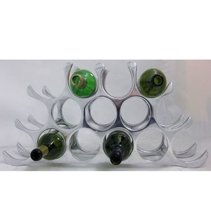 Rayonnage de rangement pour vin, en métal, 6 bouteilles de vin - Product Image 4