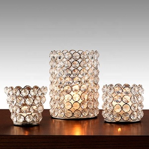 Vintage New Arrival Wedding Bảng trang trí Hàng Mã người giữ ngọn nến K9 pha lê candelabra centerpieces ở mức giá chấp nhận được - Product Image 1