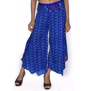 ชุดผ้าไหมส่าหรีอินเดียแฮนด์เมดของผู้หญิง,ชุด Palzo - Product Image 1