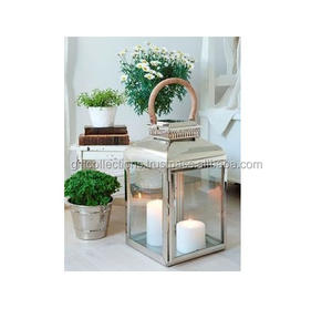 Lanterne de bougie extérieure suspendue en acier inoxydable de grande taille, de qualité supérieure, pour la décoration de mariage - Product Image 5