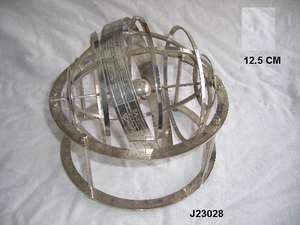 Armillary-decoración Náutica para el hogar, adornos de Metal de latón hechos en latón con acabado antiguo, estilo náutico - Product Image 3