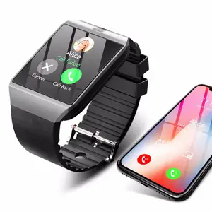 Smart watch dz09 de 2021, smartwatch com câmera, sim card, pulseira, para android, iphone, dispositivos portáteis