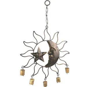 Sun Iron Bells Wind Chimes Garden Decoration