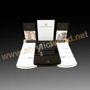 Professional design acrylic watch display stand high quality acrylic counter top watch display stand