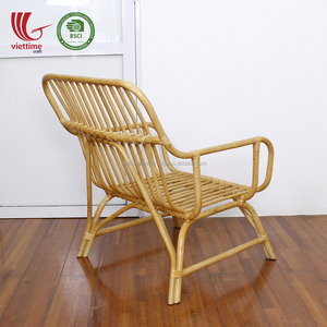 Natural Rattan Armchair Minimalist Design for Relaxing for Bedroom Living Room Hotel or Farmhouse-Wholesale - Product Image 3