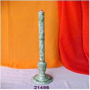Modern <b>Silver</b> Indian Brass <b>Stick</b> <b>Candle</b> Holder with Christmas Lantern Theme for Home Decoration - Product Image 2
