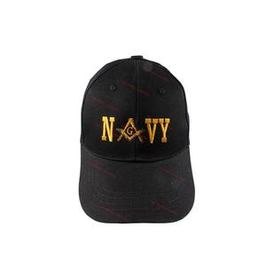 Negro elegante azul marino bordado accesorios masónicos-Cap sombrero - Product Image 1