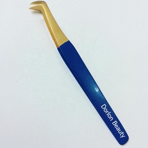 Pinzas para Extensión de Pestañas de Volumen Ruso de Marca Privada, Pinzas de Acero Inoxidable para Pestañas, las Mejores Pinzas para Pestañas - Product Image 3