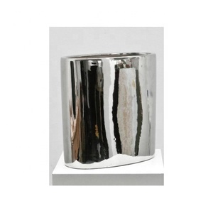 VENTE CHAUDE ARGENT COULEUR ALUMINIUM METAL FLOWER VASE POUR DÉCORATION VASE FLEUR MARIAGE DÉCORATION HOME DECOR TABLE TOP VASE - Product Image 5