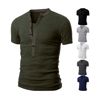 เสื้อยืดแขนสั้นสำหรับผู้ชาย,เสื้อยืดคอวีทำเองสำหรับผู้ใหญ่ชุดลำลองสำหรับผู้ชายเสื้อยืดฤดูร้อนโดย Viky Industries - Product Image 2