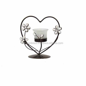 เทียนทีไลท์รูปหัวใจสำหรับตกแต่งเทศกาลคริสต์มาสเชิงเทียนทำมือสำหรับงานแต่งงานและคริสต์มาส - Product Image 1