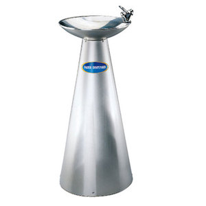 Fontaine à eau fraîche en acier inoxydable, manuelle/électrique, pour extérieur, avec support, Taiwan Buder, pour usage public - Product Image 1