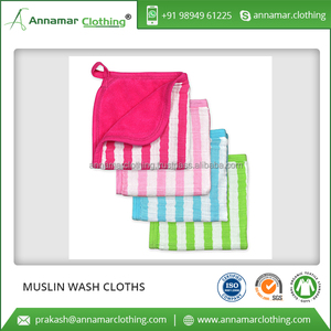 OEM Organic Soft Muslin CPSC Certified <b>Baby</b> <b>Wash</b> <b>Cloths</b> - Product Image 3