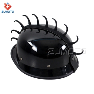 Casque de moto professionnel, 5 couleurs, pour motard, hors route, Bmx, mohawk, pointes en caoutchouc - Product Image 6