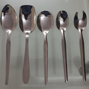 Juego de utensilios de cocina de acero inoxidable de 5 piezas con herramientas y utensilios de cocina resistentes para servir lavado a mano solo uso doméstico - Product Image 1