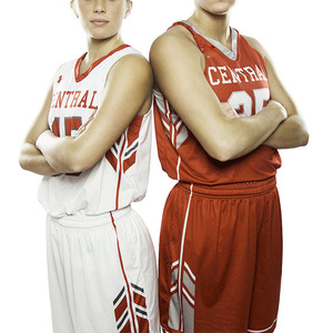 Conjuntos de uniformes de baloncesto para hombres adultos Reversible Transpirable 100% Malla Poliéster Antibacteriano Secado rápido por Shanawar Industries - Product Image 2