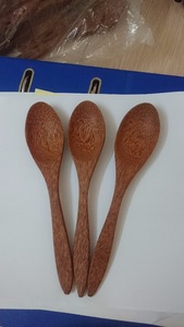 Vietnam 100%, cuchara de madera de concha ecológica, artesanía pulida para uso doméstico, decoración de artesanías naturales - Product Image 3