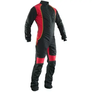 Skydiving-Anzug mit hochwertigen Produkten Spandex Nylon Twill Weichhaltestoff Innenausstattung dehnbares Netz