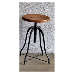 Tabouret de bar industriel de haute qualité, design moderne et antique, pliable, mobilier de bar commercial, métal durable pour une utilisation en intérieur, salon - Product Image 3