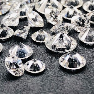 เพชร HPHT D E สี F 0.50ถึง0.59กะรัต I ความบริสุทธิ์หลวมสีขาวขัด CVD รอบตัดเพชร - Product Image 1