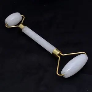 Beautiful White Moonstone Health Beauty Massage Therapy Roller