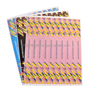 El papel de etiquetas más vendido TYVEK Ticket Bracelet Inkjet Print Paper Impresión fácil con una impresora de inyección de tinta etiquetas imprimibles Tyvek - Product Image 1