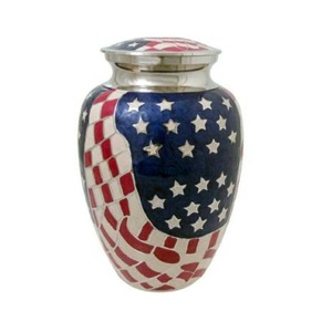 Urnes de crémation en métal au Design moderne, fabrication artisanale indienne, faite à la main, grande vente, taille personnalisée, finition émaillée - Product Image 1